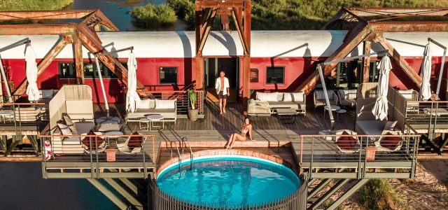Kruger Shalati Train on the Bridge